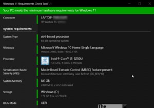 Windows 11 आवश्यकताएँ जाँच उपकरण जाँचता है कि क्या आपका पीसी संगत है 