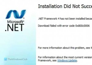 Windows 11/10 पर .NET Framework त्रुटि 0x800c0006 ठीक करें 