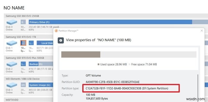 ईएफआई क्या है? विंडोज 11/10 पर EFI सिस्टम पार्टिशन की पहचान कैसे करें? 