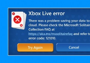 Microsoft सॉलिटेयर संग्रह खेलते समय Xbox Live त्रुटि 121010 को ठीक करें 