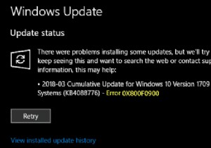 Windows 11/10 . पर Windows अद्यतन त्रुटि 0x800f0900 ठीक करें 
