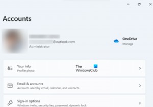 विंडोज 11/10 में एडमिन, स्टैंडर्ड, वर्क, स्कूल, चाइल्ड, गेस्ट अकाउंट 