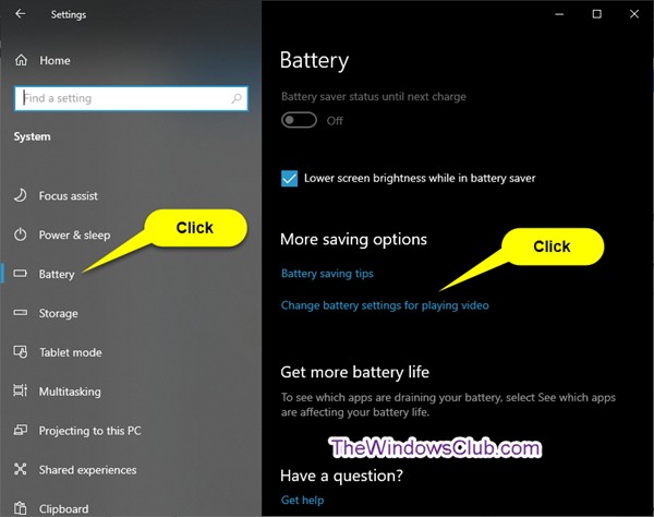 Windows 11/10 . पर मूवी और वीडियो देखते समय बैटरी लाइफ़ में सुधार करें 