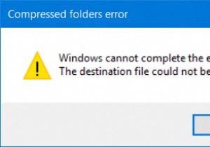 विंडोज़ विंडोज 11/10 में निष्कर्षण त्रुटि को पूरा नहीं कर सकता है 