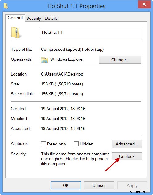 विंडोज़ ने इस फ़ाइल तक पहुंच को अवरुद्ध कर दिया है; विंडोज 11/10 में एक फाइल को अनब्लॉक करें 