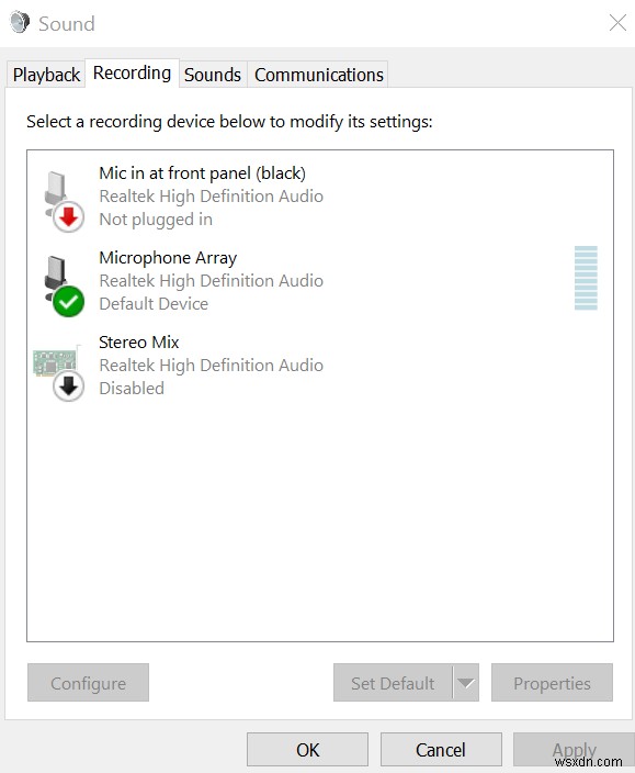 Windows 11/10 . में प्लग नहीं किया गया माइक्रोफ़ोन ठीक करें 