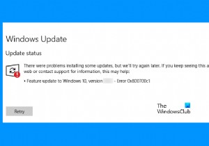 Windows अद्यतन त्रुटि कोड 0x800700c1 ठीक करें 
