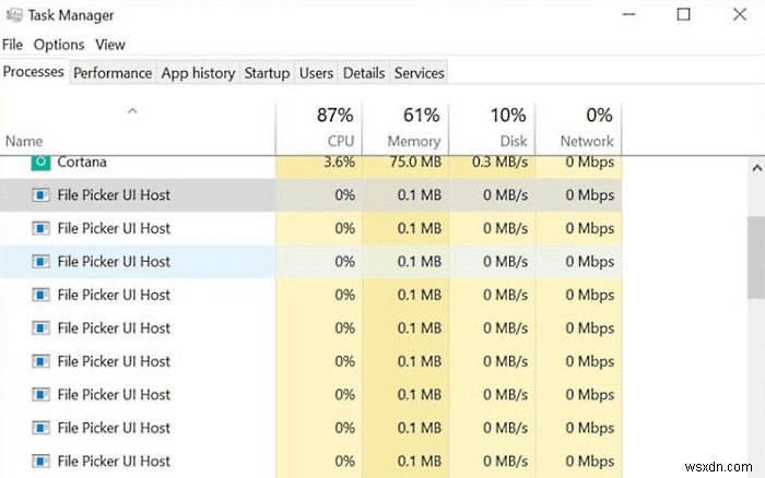 फ़ाइल पिकर UI होस्ट PicerHost.exe Windows 11/10 में प्रतिसाद नहीं दे रहा है 