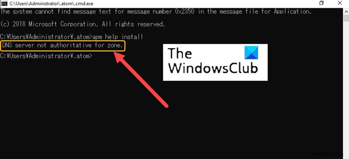 Windows11/10 में ज़ोन त्रुटि के लिए आधिकारिक नहीं DNS सर्वर को ठीक करें 