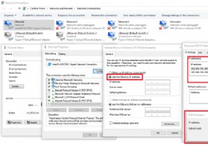 नेटवर्क एडेप्टर को एकाधिक आईपी पते कैसे असाइन करें 