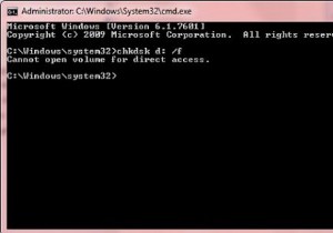 फिक्स CHKDSK सीधे पहुंच के लिए वॉल्यूम नहीं खोल सकता 