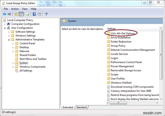 Windows 11/10 में समूह नीति या रजिस्ट्री का उपयोग करके Ctrl+Alt+Del स्क्रीन विकल्पों को अनुकूलित करें 