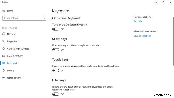 विंडोज़ 11/10 में विंडोज़ ऑन-स्क्रीन कीबोर्ड विकल्प और सेटिंग्स 