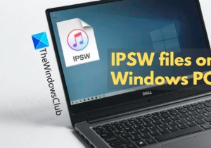 IPSW फाइल क्या है और मैं इसे अपने विंडोज पीसी पर कैसे खोलूं? 