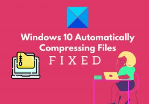 विंडोज़ 10 स्वचालित रूप से फाइलों को संपीड़ित कर रहा है? यहाँ फिक्स है! 