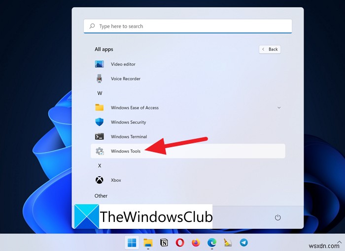 विंडोज 11 में विंडोज टूल्स कैसे खोलें 