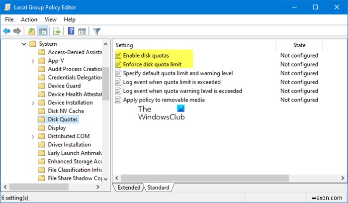 Windows 11/10 में डिस्क गुण, रजिस्ट्री, या समूह नीति संपादक का उपयोग करके डिस्क कोटा सक्षम करें 
