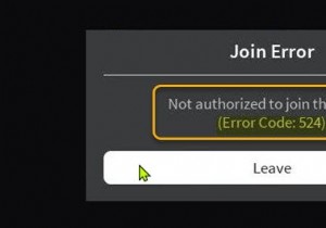 Windows 11/10 . पर Roblox त्रुटि कोड 524 और 264 को ठीक करें 