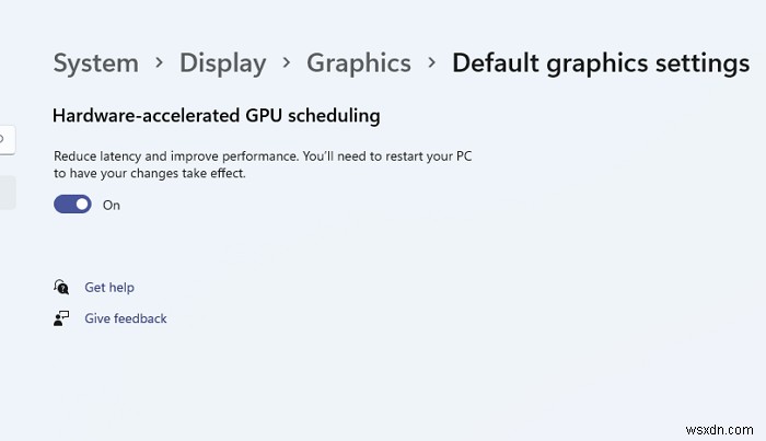 विंडोज 11/10 में हार्डवेयर-त्वरित GPU शेड्यूलिंग को कैसे सक्षम करें 