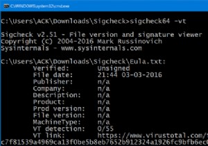 सिगचेक का उपयोग करके खतरनाक या अहस्ताक्षरित प्रमाणपत्रों की जांच करें 