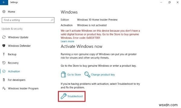 Windows सक्रियण समस्या निवारक आपकी सक्रियण समस्याओं को ठीक करने में मदद करेगा 