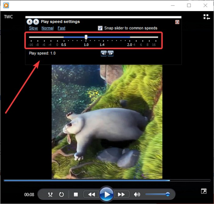 विंडोज 10 में विंडोज मीडिया प्लेयर पर वीडियो प्लेबैक स्पीड कैसे बदलें 