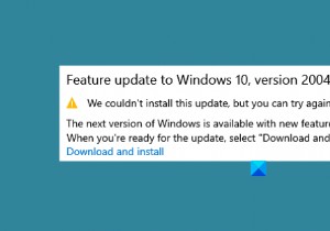 त्रुटि कोड 0xc1420121 ठीक करें, हम इस फ़ीचर अपडेट को स्थापित नहीं कर सके 