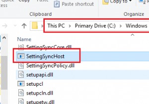 सिंक्रोनाइज़ेशन सेट करने के लिए होस्ट प्रक्रिया SettingSyncHost.exe उच्च CPU उपयोग 