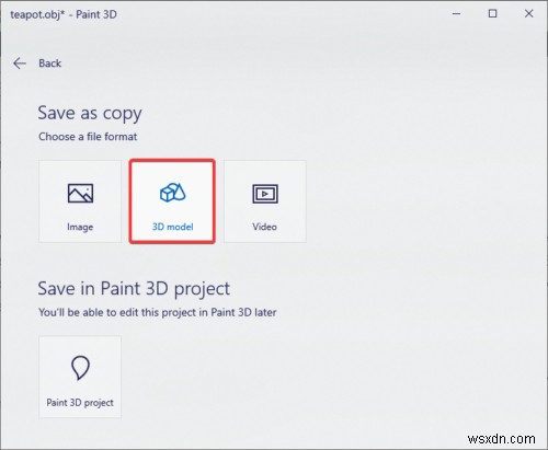 विंडोज 10 में पेंट 3D का उपयोग करके OBJ को FBX में कैसे बदलें 