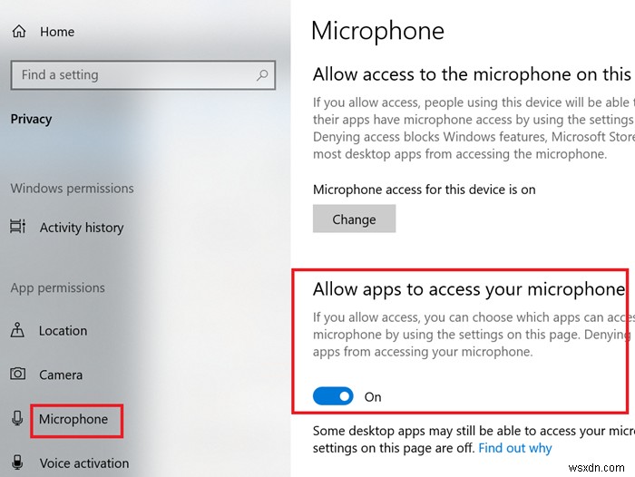 विज़ार्ड Windows 10 में माइक्रोफ़ोन प्रारंभ नहीं कर सका 