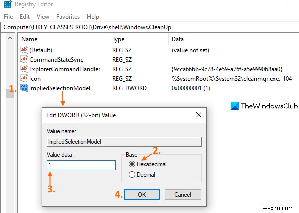 विंडोज 10 में हार्ड ड्राइव के संदर्भ मेनू पर राइट-क्लिक करने के लिए डिस्क क्लीनअप कैसे जोड़ें 
