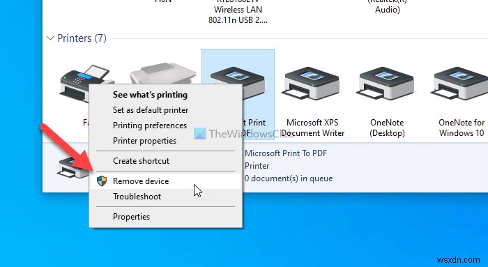 विंडोज 111/10 में माइक्रोसॉफ्ट प्रिंट को पीडीएफ प्रिंटर में कैसे दिखाएं या छुपाएं 