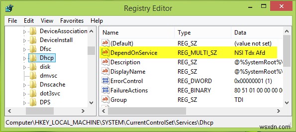 Windows WLAN AutoConfig सेवा प्रारंभ नहीं कर सका, त्रुटि 1068 