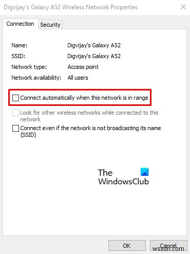 विंडोज 11/10 को वाई-फाई नेटवर्क से अपने आप कनेक्ट होने से रोकें 