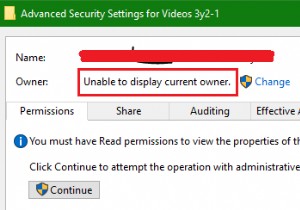फिक्स विंडोज 11/10 पर वर्तमान मालिक त्रुटि प्रदर्शित करने में असमर्थ 