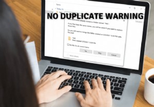 विंडोज 10 में फाइल और फोल्डर को कॉपी या मूव करते समय कोई डुप्लीकेट वार्निंग नहीं 