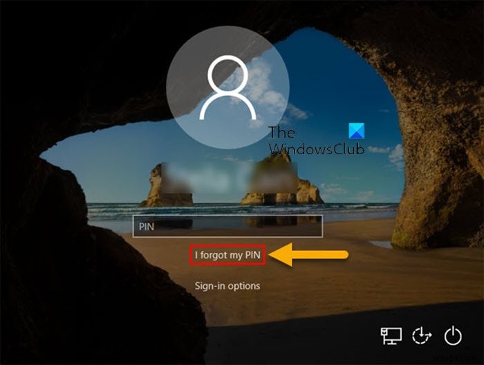 विंडोज 10 पर साइन-इन स्क्रीन पर पिन रीसेट को सक्षम या अक्षम कैसे करें 