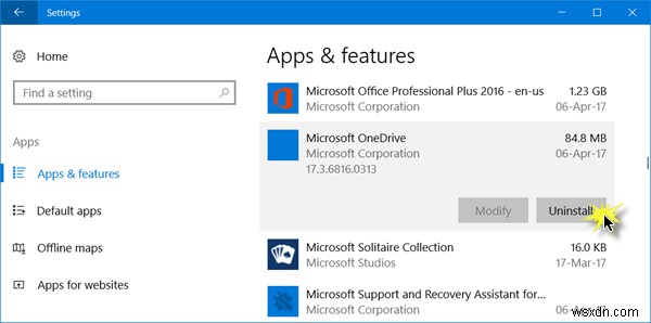 Windows 11/10 में Microsoft OneDrive ऐप को कैसे निकालें या अनइंस्टॉल करें 