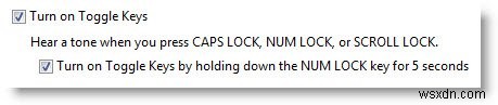 Windows 11/10 में Caps Lock, Num Lock या स्क्रॉल लॉक चेतावनी सक्षम करें 