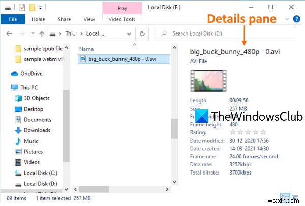 विंडोज 10 के फाइल एक्सप्लोरर में विवरण फलक कैसे दिखाएं 