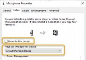 विंडोज 11/10 पर प्लेबैक डिवाइस के माध्यम से माइक्रोफ़ोन कैसे सुनें 