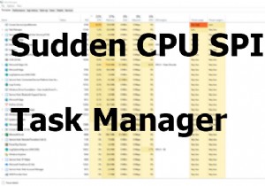 कार्य प्रबंधक को लॉन्च करते समय CPU उपयोग 100% तक क्यों बढ़ जाता है? 