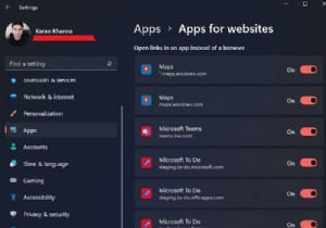 ऐप्स फॉर वेबसाइट्स आपको विंडोज़ 11/10 में ऐप या ब्राउज़र के साथ वेबसाइटें खोलने देता है 