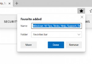 Microsoft एज ब्राउज़र में पसंदीदा कैसे प्रबंधित करें 