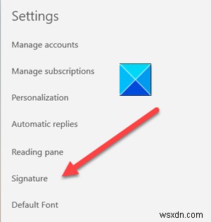 विंडोज 11/10 के मेल ऐप में ईमेल सिग्नेचर कैसे बदलें 
