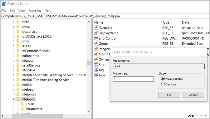 Windows 11/10 पर Intelppm.sys ब्लू स्क्रीन त्रुटि को ठीक करें 