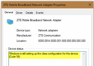 विंडोज़ अभी भी इस डिवाइस के लिए क्लास कॉन्फ़िगरेशन सेट कर रहा है, कोड 56 