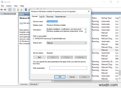 विंडोज मॉड्यूल इंस्टालर वर्कर (TiWorker.exe) उच्च CPU और डिस्क उपयोग 