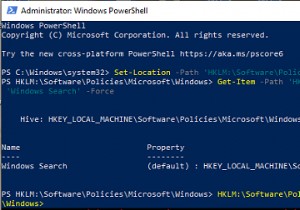 Windows PowerShell का उपयोग करके रजिस्ट्री मानों को कैसे संशोधित करें 