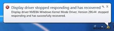 NVIDIA कर्नेल मोड ड्राइवर ने प्रत्युत्तर देना बंद कर दिया है और ठीक हो गया है 